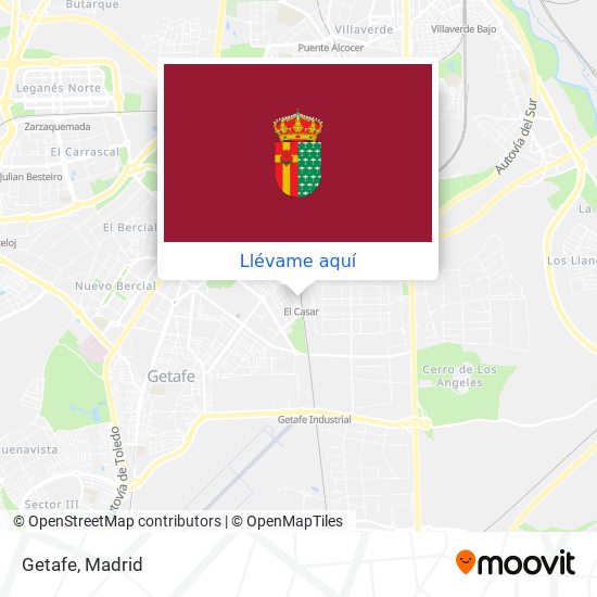 Mapa Getafe