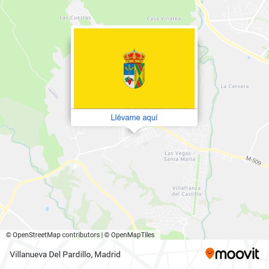 Mapa Villanueva Del Pardillo