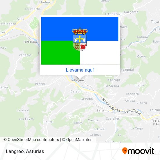 Mapa Langreo