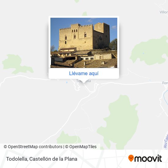Mapa Todolella
