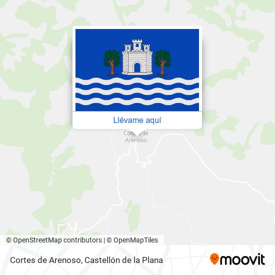 Mapa Cortes de Arenoso