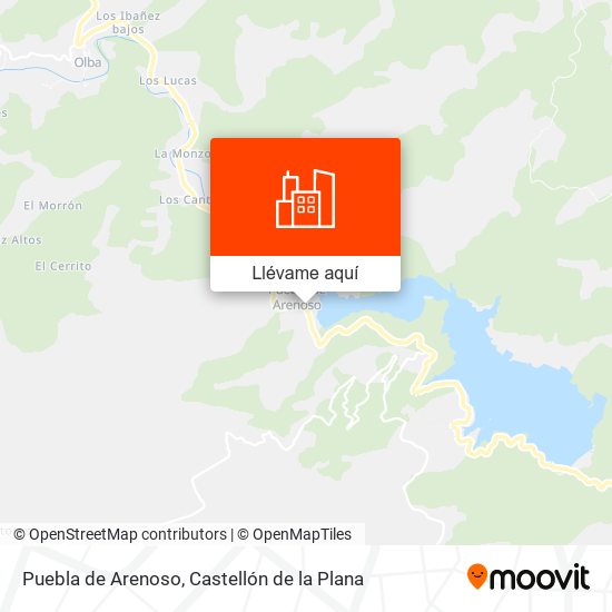 Mapa Puebla de Arenoso