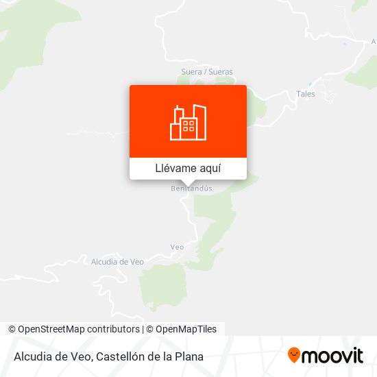 Mapa Alcudia de Veo