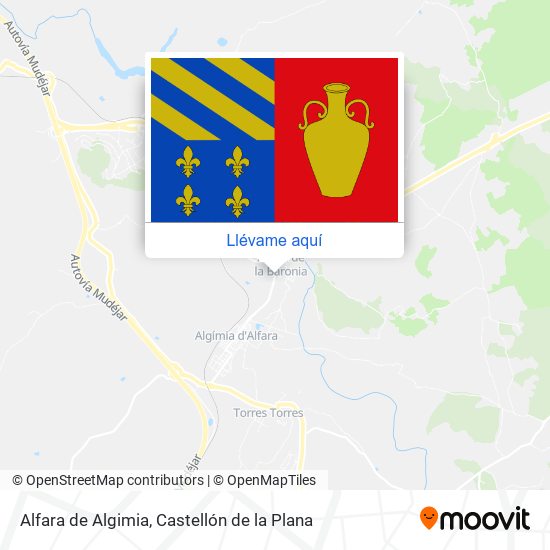 Mapa Alfara de Algimia