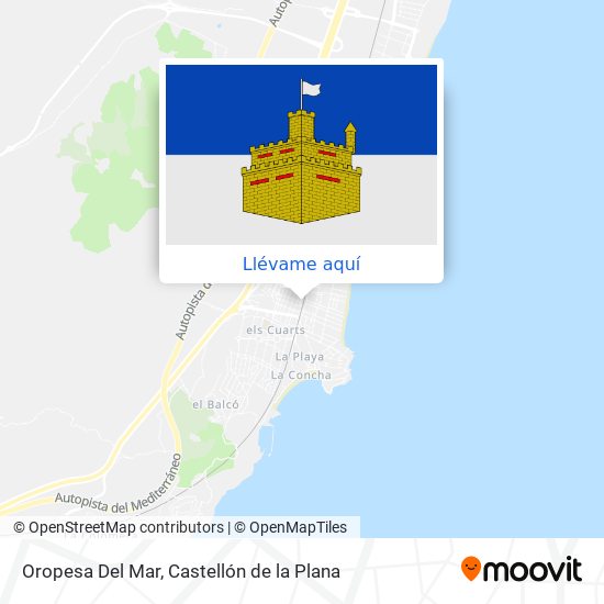 Mapa Oropesa Del Mar