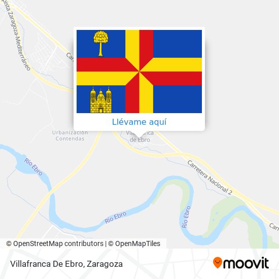 Mapa Villafranca De Ebro