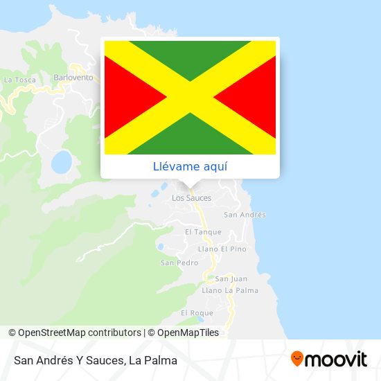 Mapa San Andrés Y Sauces