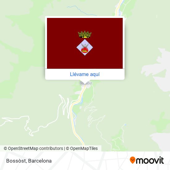 Mapa Bossòst