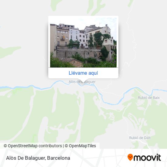 Mapa Alòs De Balaguer