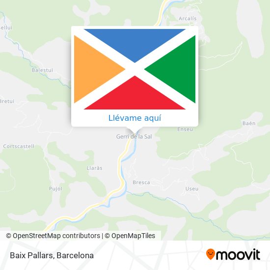 Mapa Baix Pallars