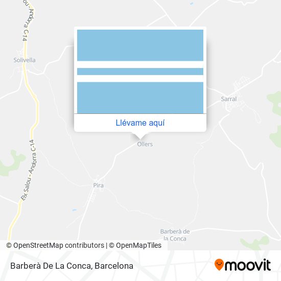 Mapa Barberà De La Conca