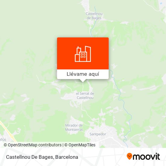 Mapa Castellnou De Bages