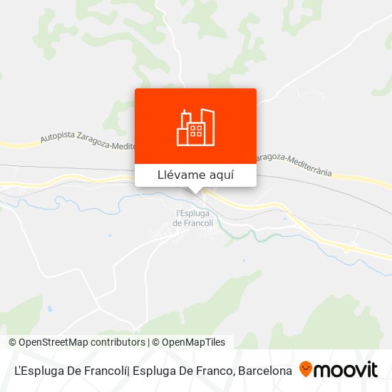 Mapa L'Espluga De Francolí| Espluga De Franco