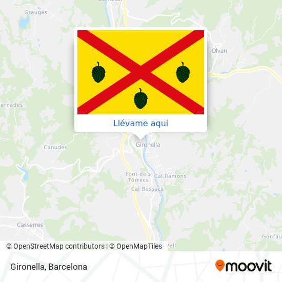 Mapa Gironella