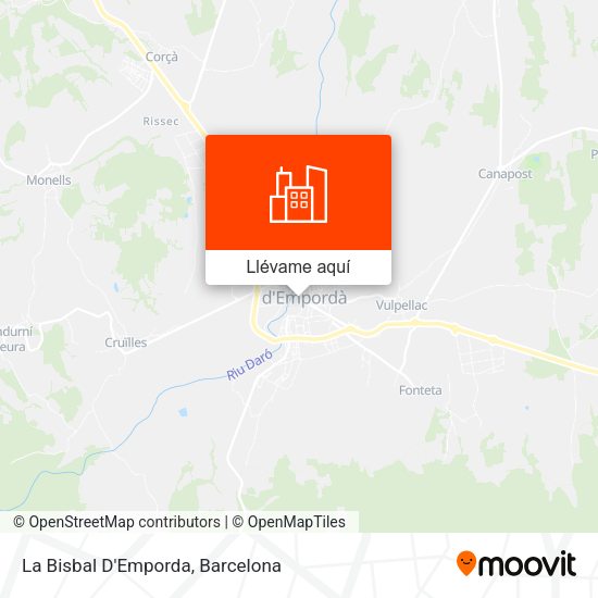 Mapa La Bisbal D'Emporda