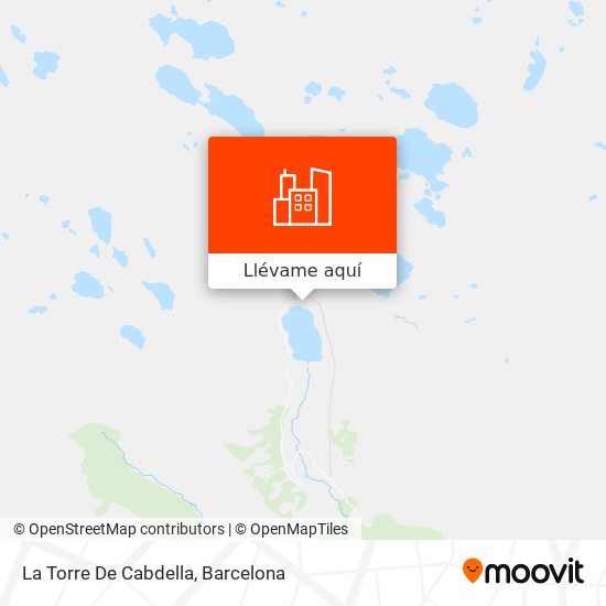 Mapa La Torre De Cabdella