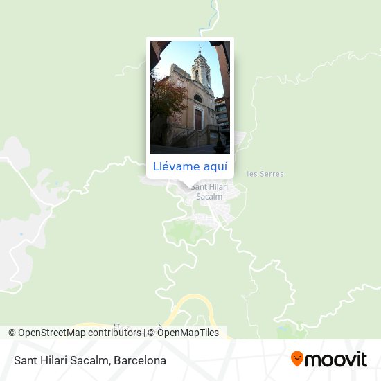 Mapa Sant Hilari Sacalm
