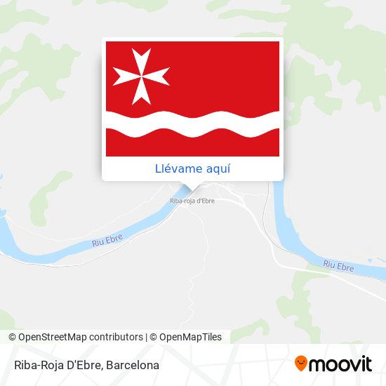 Mapa Riba-Roja D'Ebre