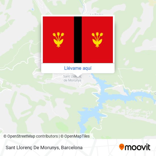 Mapa Sant Llorenç De Morunys