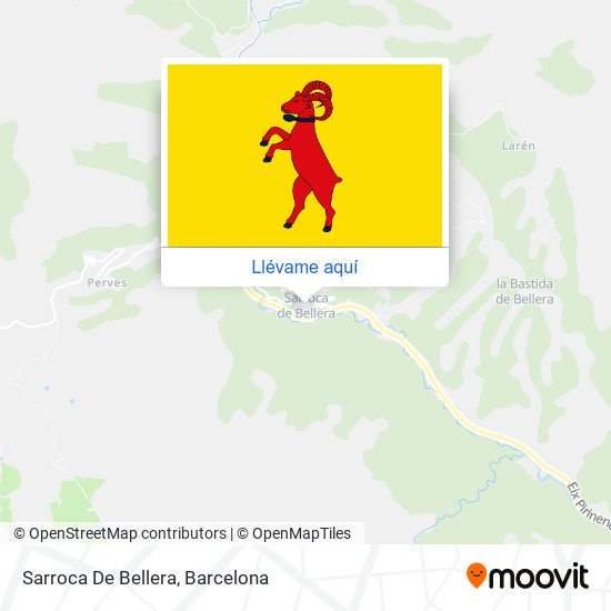 Mapa Sarroca De Bellera