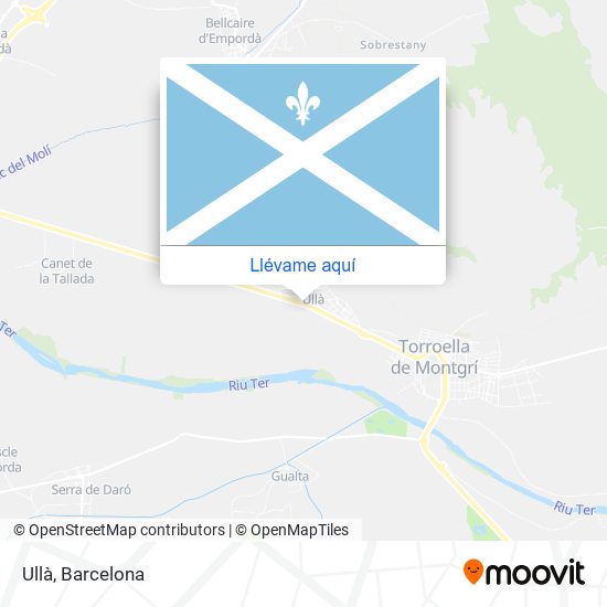 Mapa Ullà