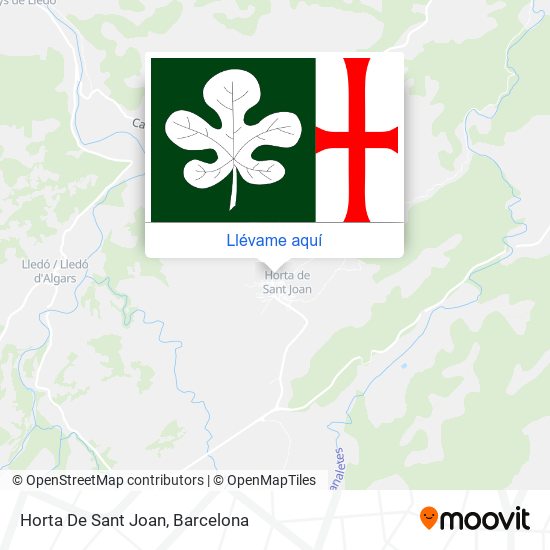 Mapa Horta De Sant Joan