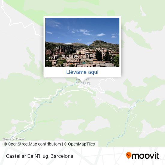 Mapa Castellar De N'Hug