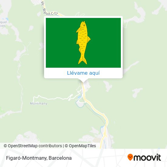 Mapa Figaró-Montmany