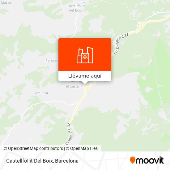 Mapa Castellfollit Del Boix
