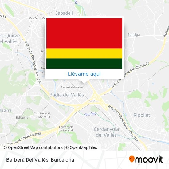 Mapa Barberà Del Vallès