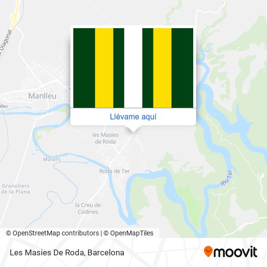 Mapa Les Masies De Roda