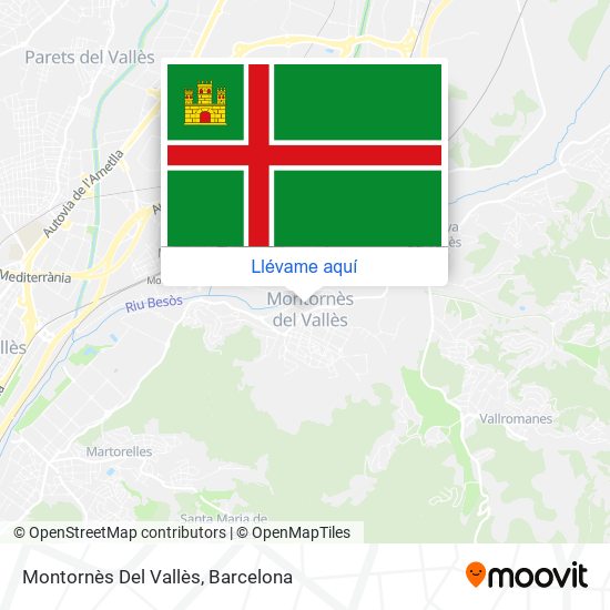 Mapa Montornès Del Vallès