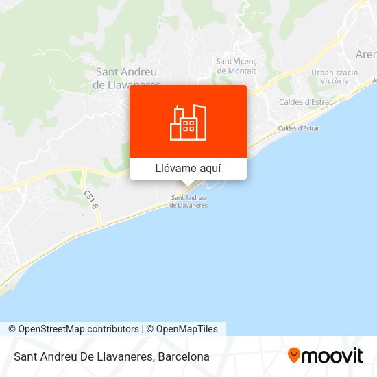 Mapa Sant Andreu De Llavaneres