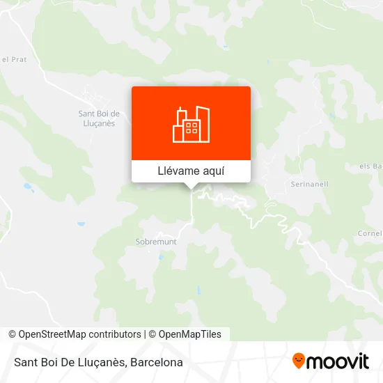 Mapa Sant Boi De Lluçanès