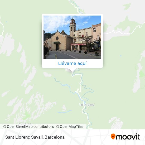 Mapa Sant Llorenç Savall
