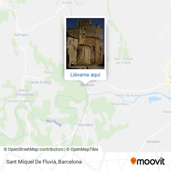 Mapa Sant Miquel De Fluvià