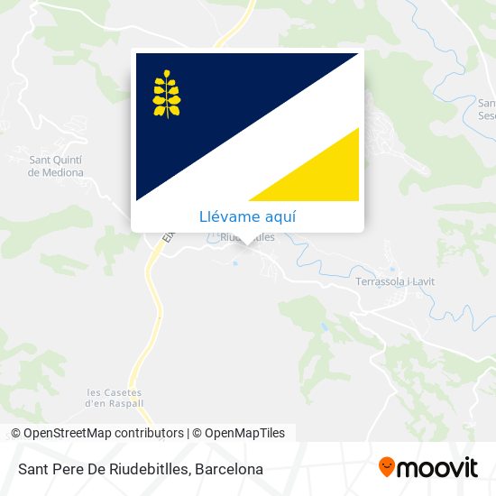 Mapa Sant Pere De Riudebitlles