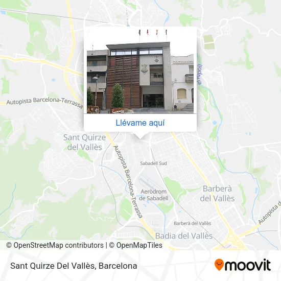 Mapa Sant Quirze Del Vallès