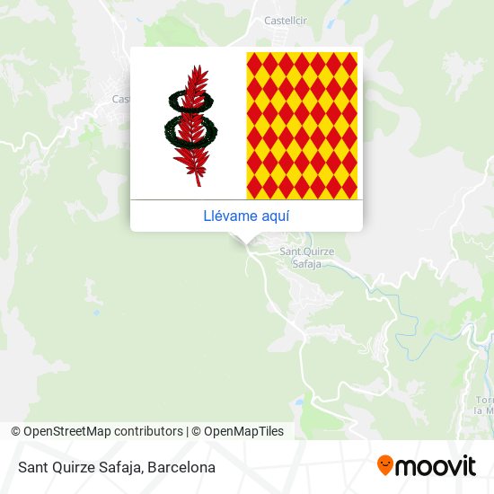 Mapa Sant Quirze Safaja
