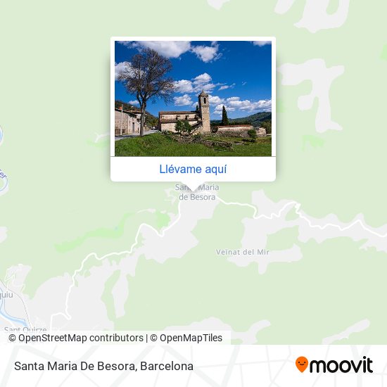 Mapa Santa Maria De Besora