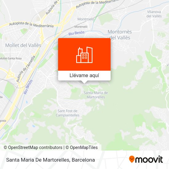 Mapa Santa Maria De Martorelles