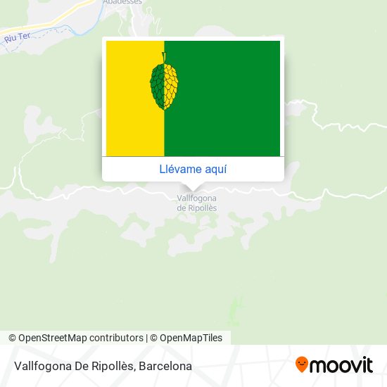 Mapa Vallfogona De Ripollès