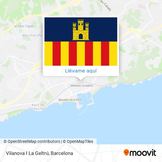 Mapa Vilanova I La Geltrú