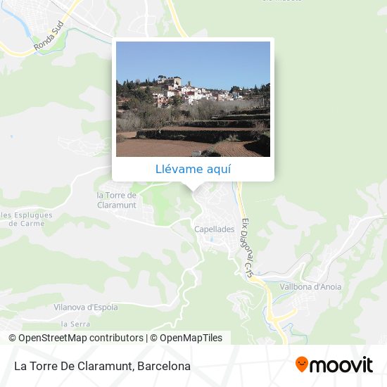 Mapa La Torre De Claramunt