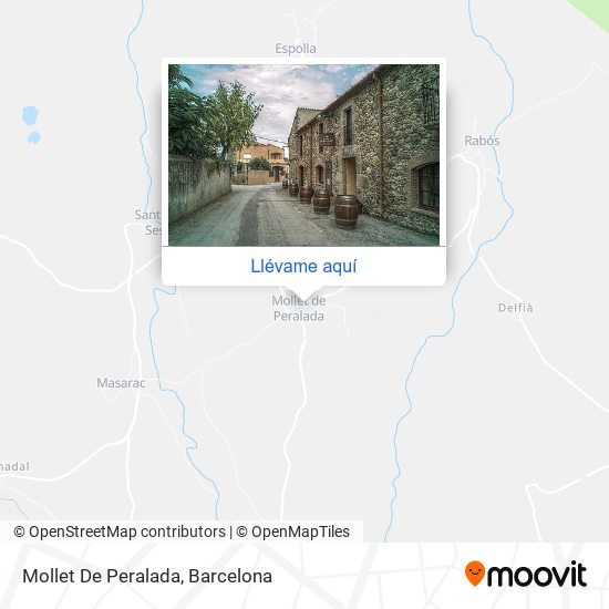 Mapa Mollet De Peralada