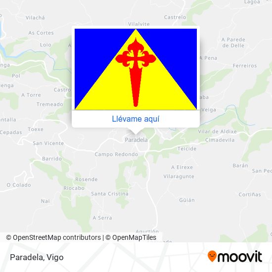 Mapa Paradela