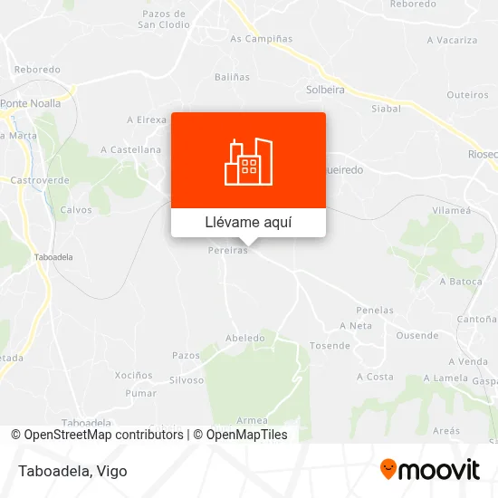 Mapa Taboadela