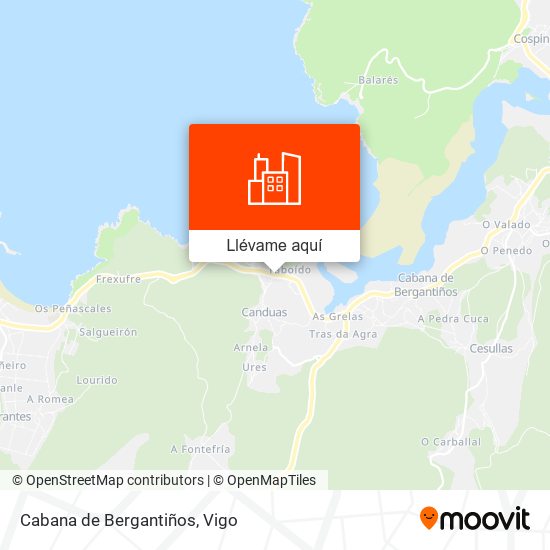 Mapa Cabana de Bergantiños