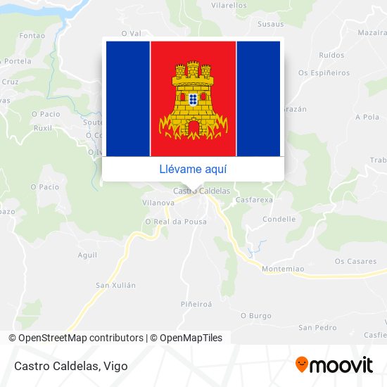 Mapa Castro Caldelas