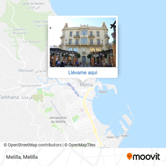 Mapa Melilla